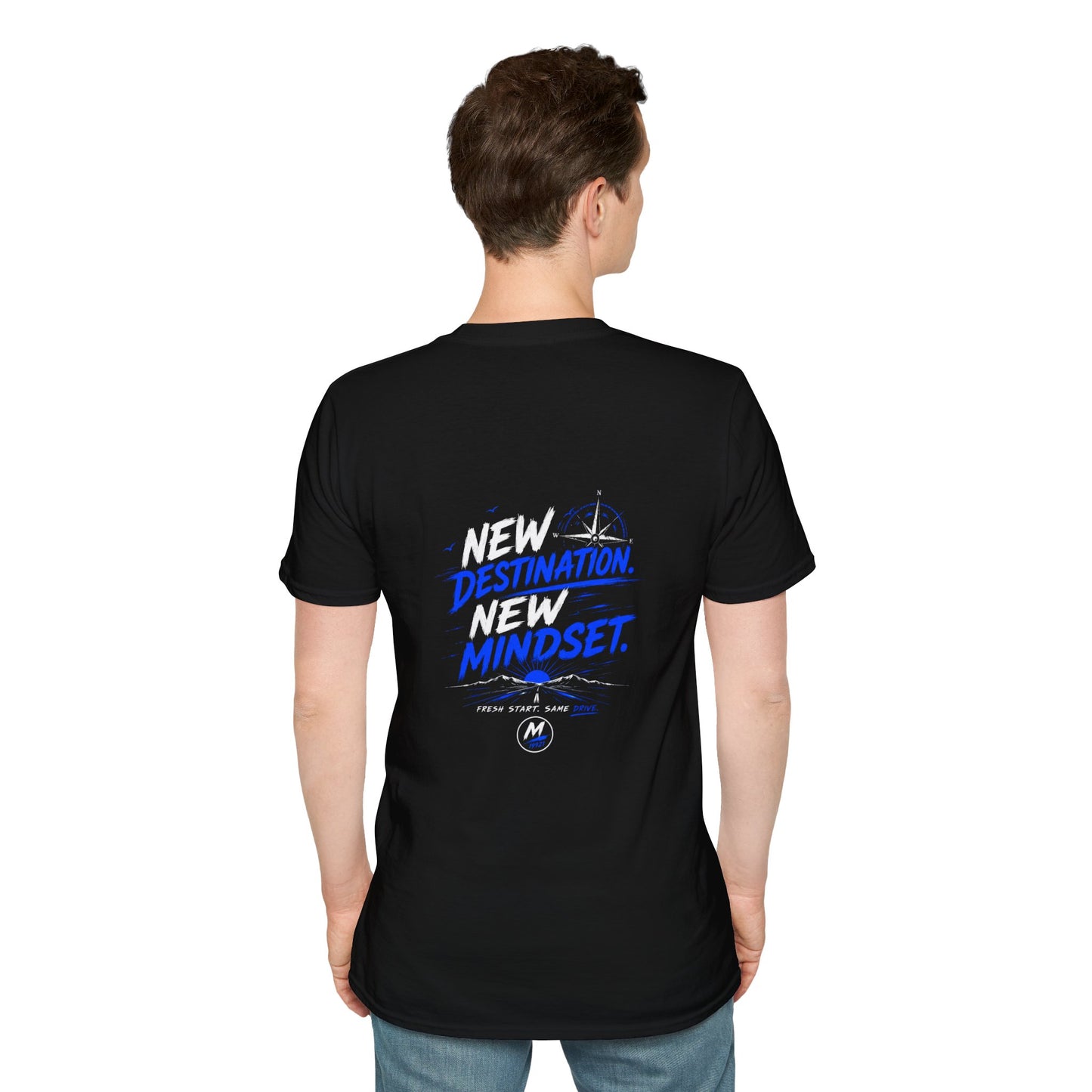 New Destination New Mindset T-Shirt - Travel-inspired Design