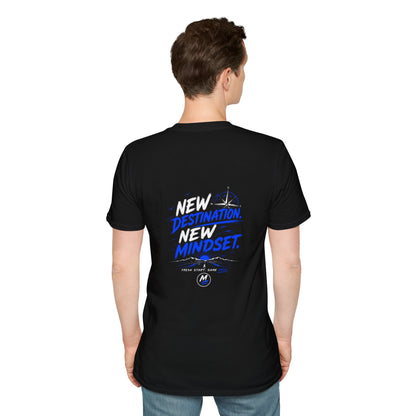 New Destination New Mindset T-Shirt - Travel-inspired Design