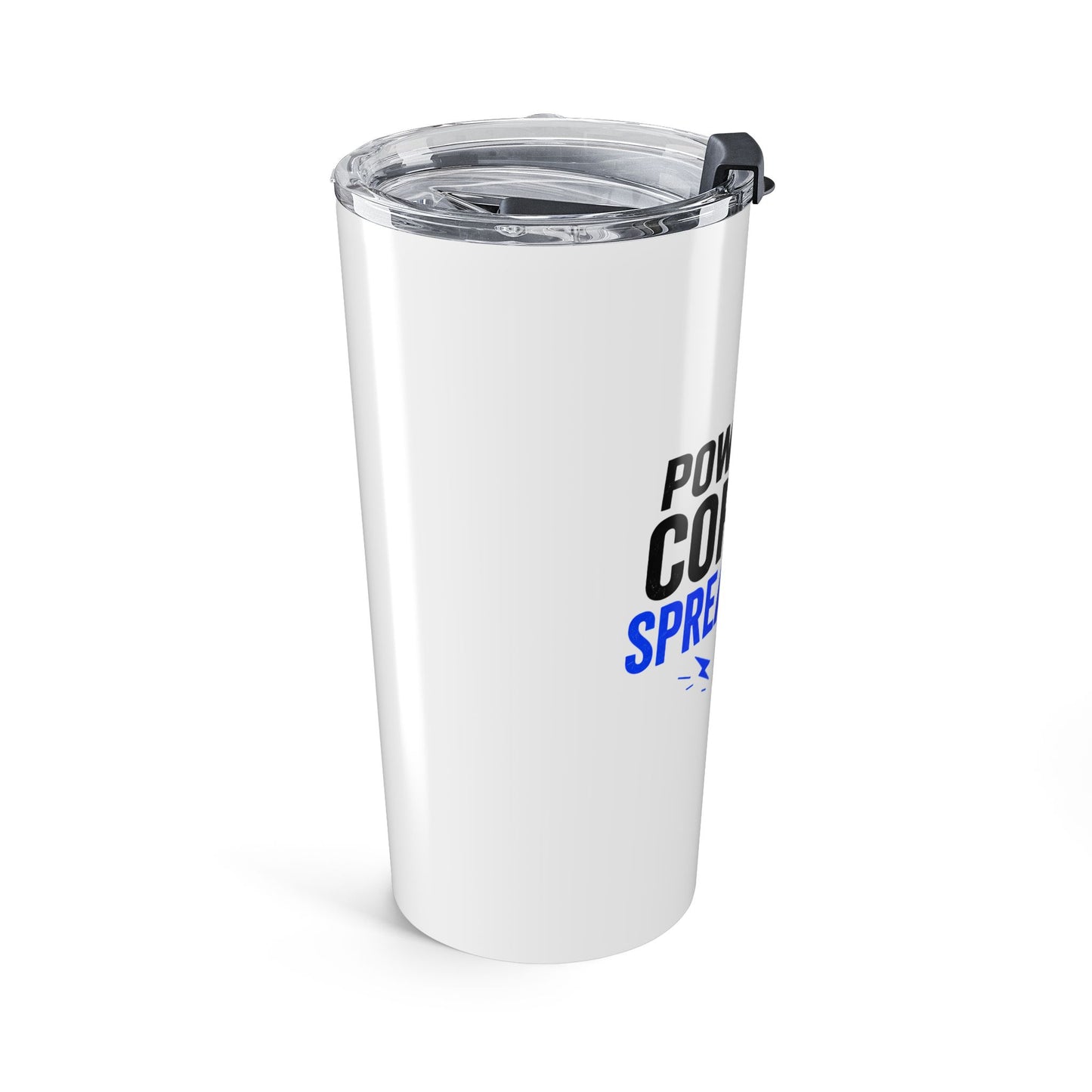 Powered by Coffee & Spreadsheets Tumbler – 20oz Insulated Travel Cup