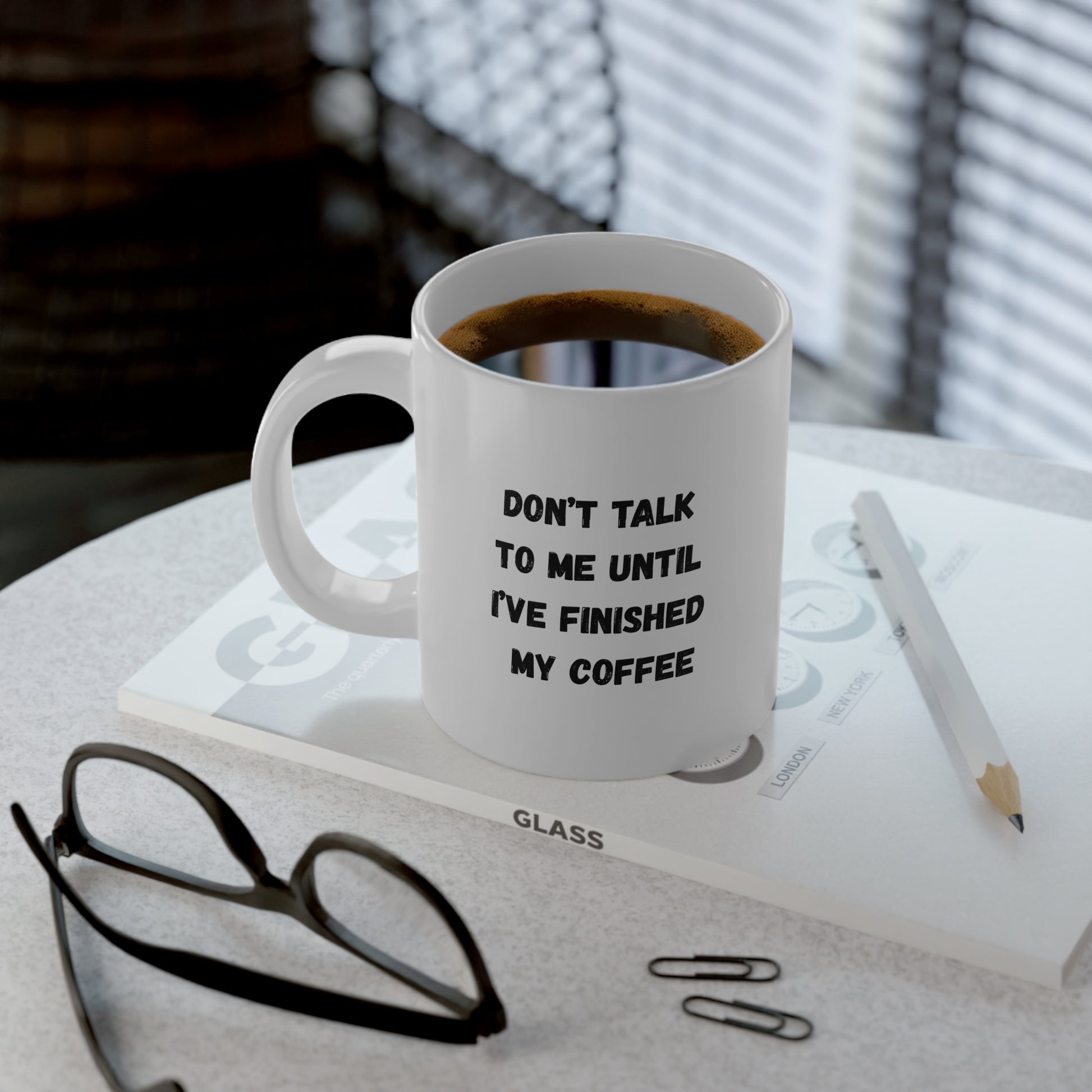 Don't Talk To Me Coffee Jumbo Mug 20oz – anime drinkware by Mikey19921