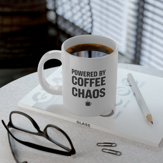 Coffee & Chaos Jumbo Mug 20oz – anime drinkware by Mikey19921